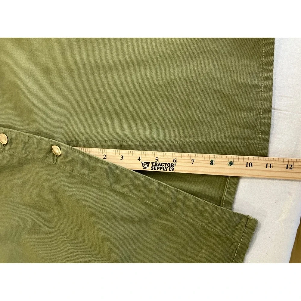 Michael Kors Womens Olive Green Cotton Button Front Midi Pencil‎ Skirt Size 12